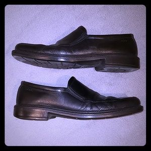 Ecco Black Leather Loafers Size 45 (11 in U.S.)